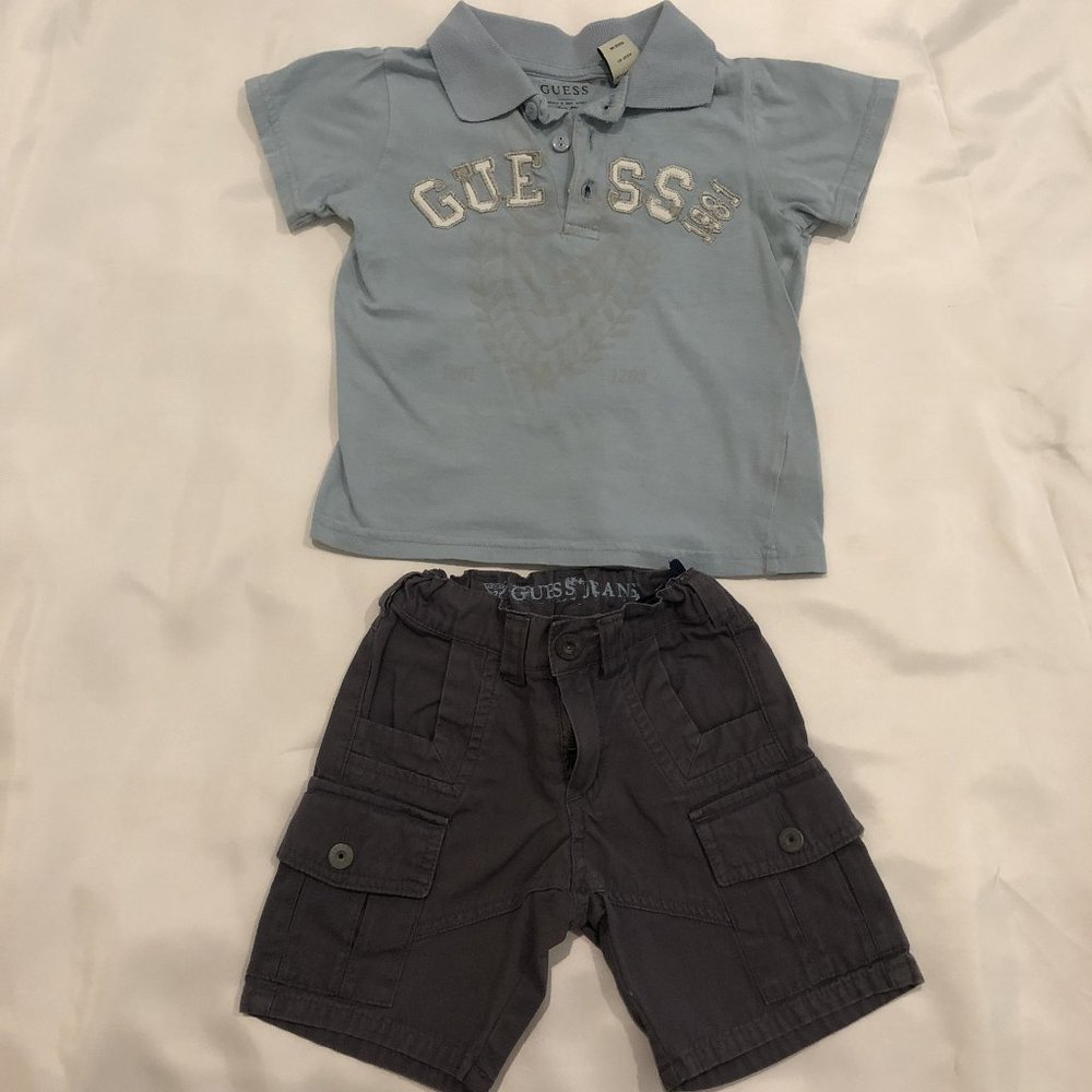 GUESS JEANS Baby Boys 2 Piece Set Size 18M